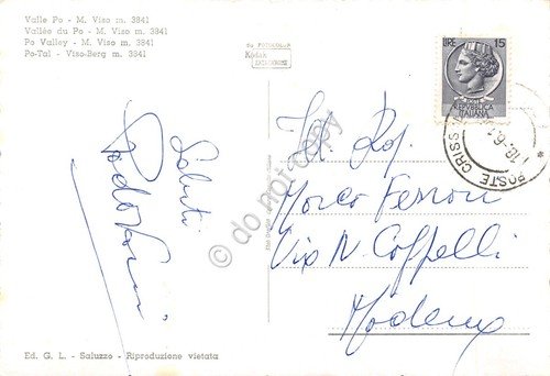 Cartolina Valle del Po M. Viso Visolotto anni '60 | Immagine Gallery 2