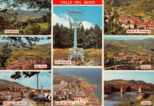 Cartolina Valle del Savio vedute 1979 (Foggia) | Immagine principale