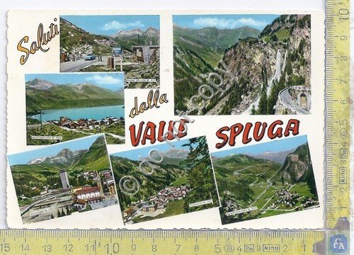 Cartolina Valle Spluga Gruss aus Saluti da 1965 (Sondrio) | Immagine principale
