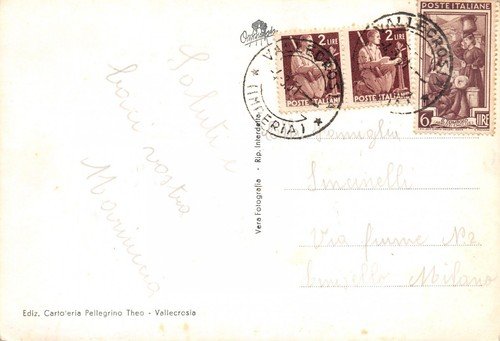 Cartolina Vallecrosia Panorama 1951