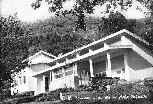 Cartolina Vallo Torinese Asilo Infantile