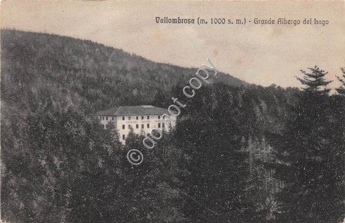 Cartolina Vallombrosa Grande Albergo del Lago | Immagine principale