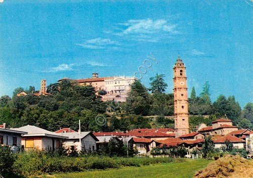 Cartolina Valperga Canavese panorama 1972 | Immagine principale