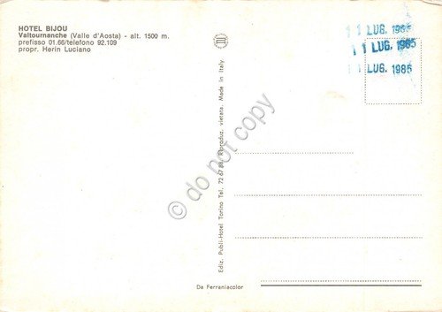 Cartolina Valtournanche Hotel Bijou vedute | Immagine Gallery 2