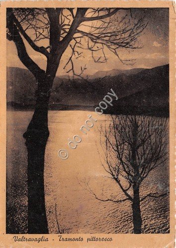 Cartolina Valtravaglia Tramonto1941 | Immagine principale
