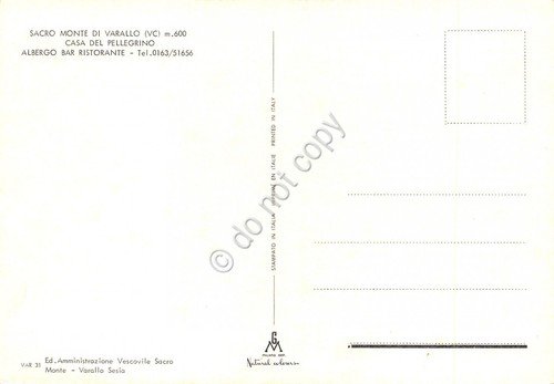 Cartolina Varallo Sacro Monte Casa del Pellegrino vedute | Immagine Gallery 2