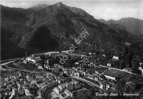 Cartolina Varallo Sesia Panorama | Immagine principale