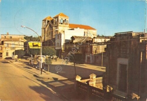 Cartolina Varapodio Piazza San NIcola Distributore AGIP 1975 (Reggio Calabria) | Immagine principale