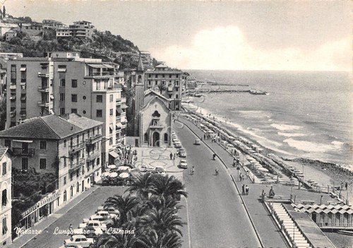 Cartolina Varazze Lungomare S. Caterina 1964