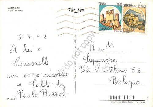 Cartolina Varazze panorama 1992 (Savona) | Immagine Gallery 2