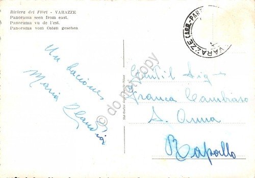 Cartolina Varazze Panorama da Levante anni '50 | Immagine Gallery 2