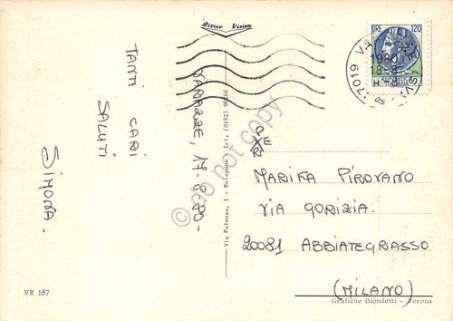 Cartolina Varazze vedute bambini spiaggia 1980 (Savona) | Immagine Gallery 2