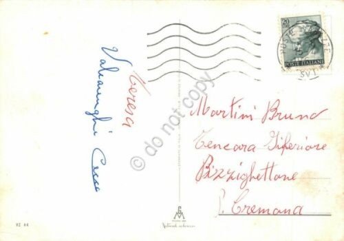 Cartolina Varazze vedute Pin Up anni '60 (Savona)