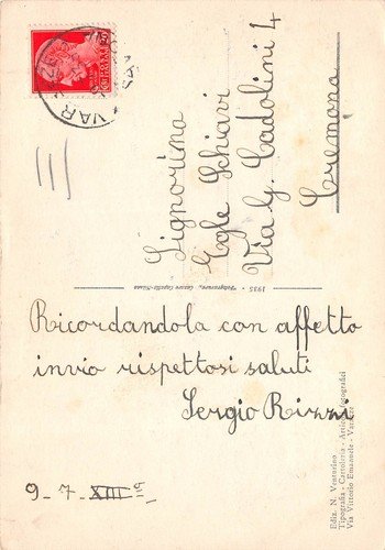 Cartolina Varazze Via Aurelia ai Piani d' Invrea auto d'epoca … | Immagine Gallery 2