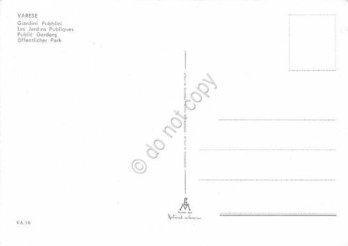 Cartolina Varese Giardini Pubblici NVG | Immagine Gallery 2