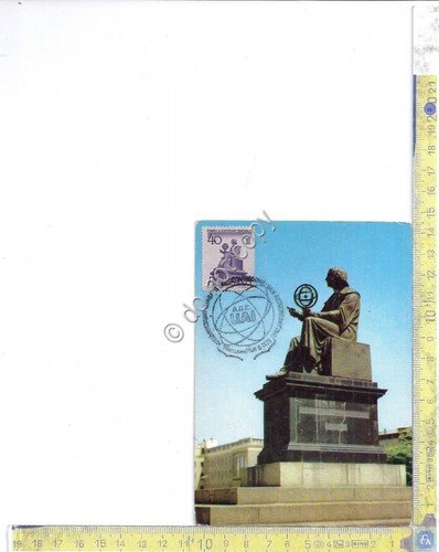 Cartolina Varsavia - Copernico - Timbro particolare | Immagine principale