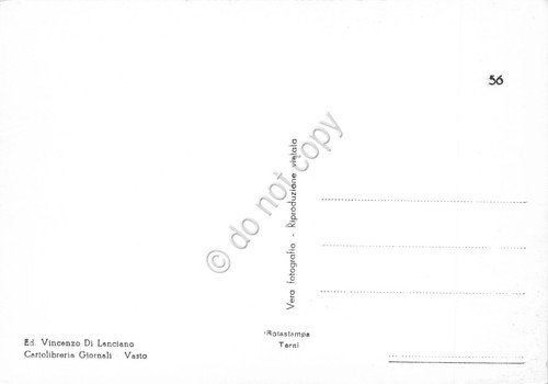 Cartolina Vasto Trabocco all'alba anni '50 | Immagine Gallery 2