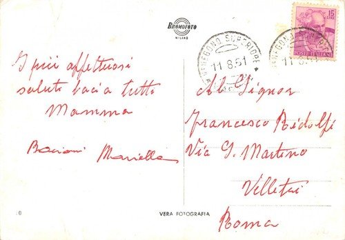 Cartolina Venegono Panorama e Parco Caproni 1951 | Immagine Gallery 2