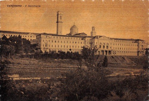 Cartolina Venegono Seminario 1957