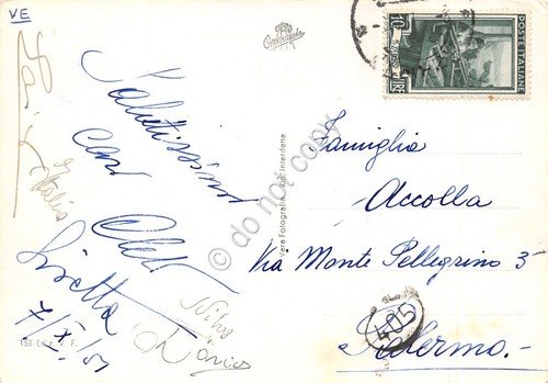Cartolina Venezia Basilica San Marco Torre Orologio 1951 | Immagine Gallery 2