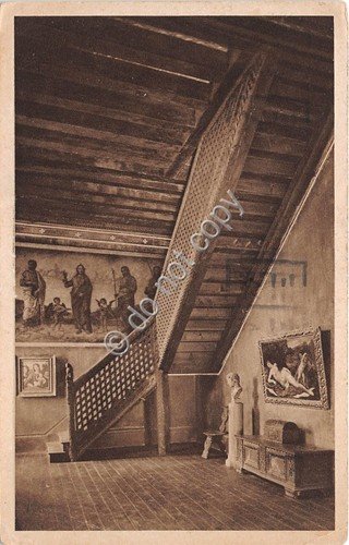 Cartolina Venezia Ca' D'Oro Interno scala 1937