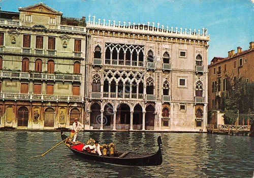 Cartolina Venezia Ca D'Oro timbro a targhetta censimento industria commercio … | Immagine Gallery 2