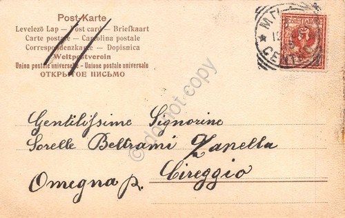 Cartolina Venezia Chiesa di san Marco illustrata Trevisan 1904 | Immagine Gallery 2