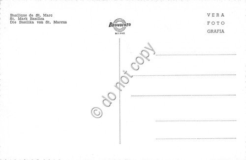 Cartolina Venezia Chiesa San Marco animata Bromofoto | Immagine Gallery 2