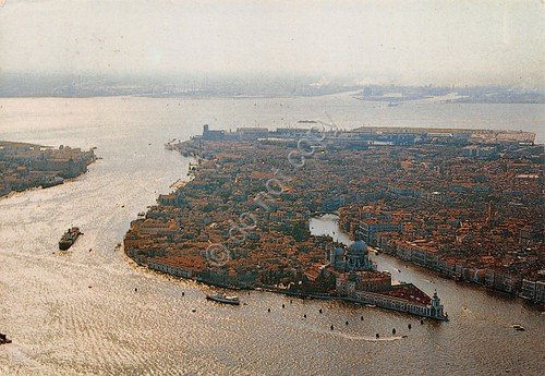 Cartolina Venezia Città e terraferma anni '90 timbro Riviera Veneta | Immagine principale