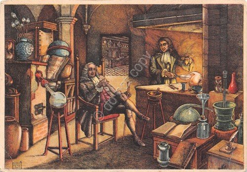 Cartolina Venezia Farmacia Ponzi Pillole Santa Fosca Illustrata