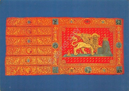 Cartolina Venezia Gonfalone Veneziano del 1600 anni '70 | Immagine principale