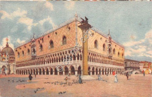 Cartolina Venezia Illustrata Palazzo Ducale ed. Scrocchi