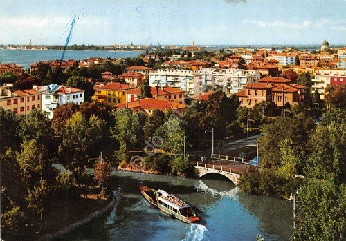 Cartolina Venezia Lido Quattro Fontane Canale Casinò e panorama parziale … | Immagine principale