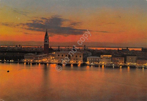 Cartolina Venezia notturno dalla laguna | Immagine principale