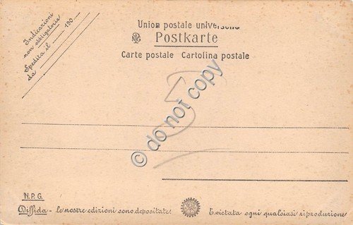 Cartolina Venezia Palazzo Ducale Ponte della Paglia anni '10 | Immagine Gallery 2