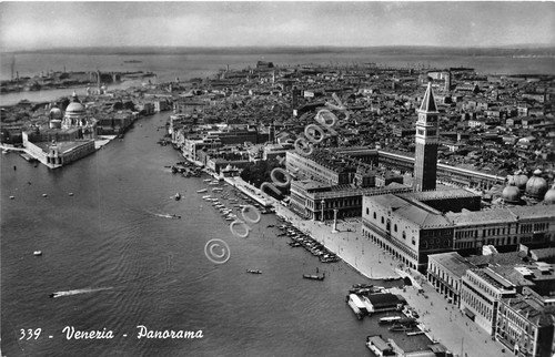 Cartolina Venezia Panorama dall'alto 1957 | Immagine principale