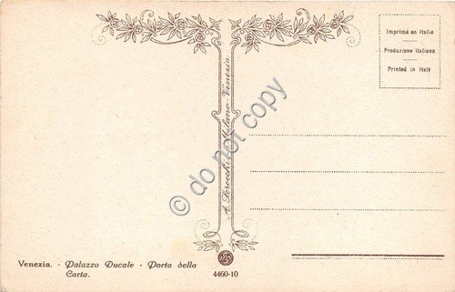 Cartolina Venezia Porta della carta animata abiti dell' epoca Ed. … | Immagine Gallery 2