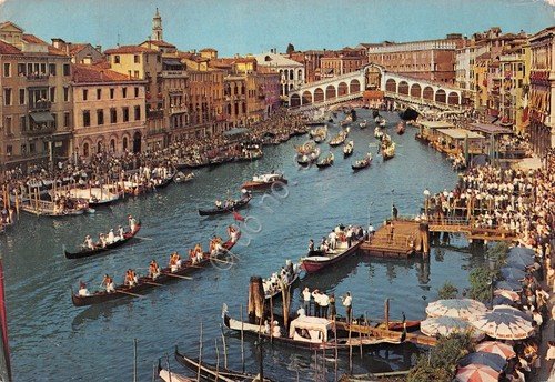 Cartolina Venezia Regata Storica 1973 | Immagine principale
