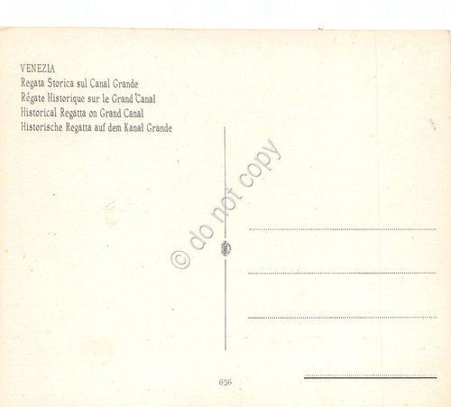 Cartolina Venezia Regata Storica sul Canal Grande anni '70 | Immagine Gallery 2