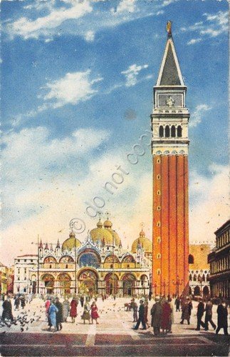 Cartolina Venezia S. Marco Timbro targhetta PNF Mostra dopolavoro 1938 | Immagine Gallery 2