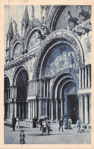 Cartolina Venezia San Marco 1929 animata | Immagine principale