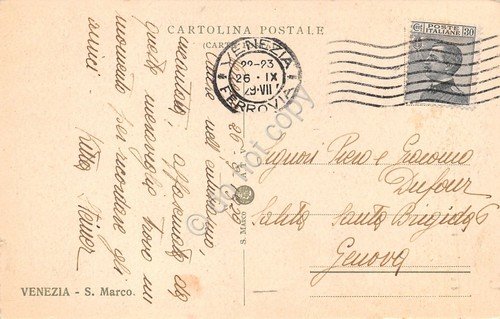 Cartolina Venezia San Marco 1929 animata | Immagine Gallery 2