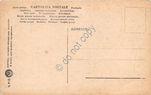 Cartolina Venezia San Marco con piccioni animata abiti dell'epoca | Immagine Gallery 2