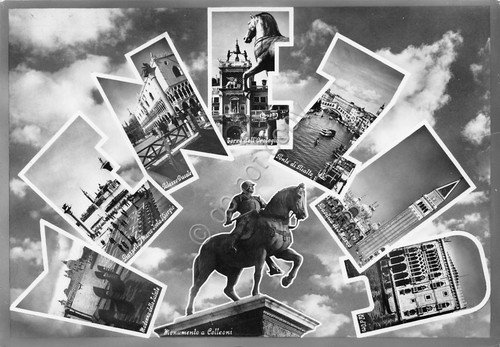 Cartolina Venezia Vedute Timbro a targhetta 11°Mostra ceramica Vicenza | Immagine Gallery 2