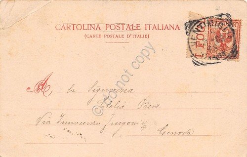 Cartolina Ventimiglia Alveo del fiume Roia Chiesa San Giovanni primi … | Immagine Gallery 2