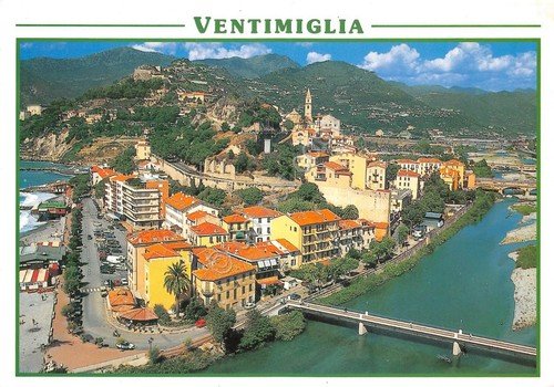 Cartolina Ventimiglia Marina S.Giuseppe Fiume Roia (Imperia) | Immagine principale