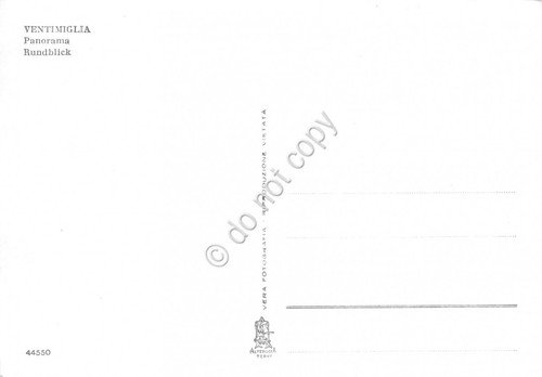 Cartolina Ventimiglia Panorama (Imperia)