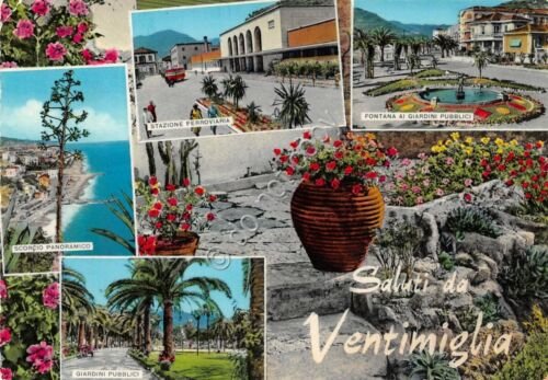 Cartolina Ventimiglia vedutine 1968 (Imperia)