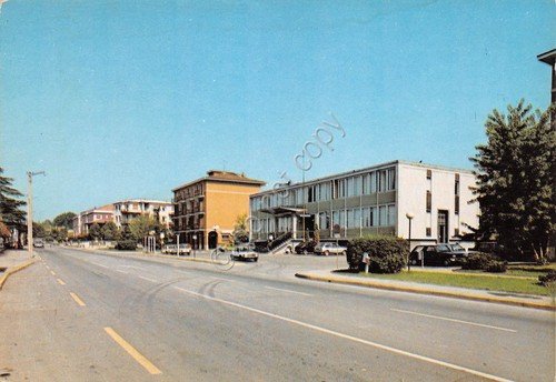 Cartolina Verano Brianza Via Sauro Municipio