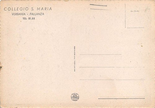 Cartolina Verbania Collegio S. Maria Facciata | Immagine Gallery 2